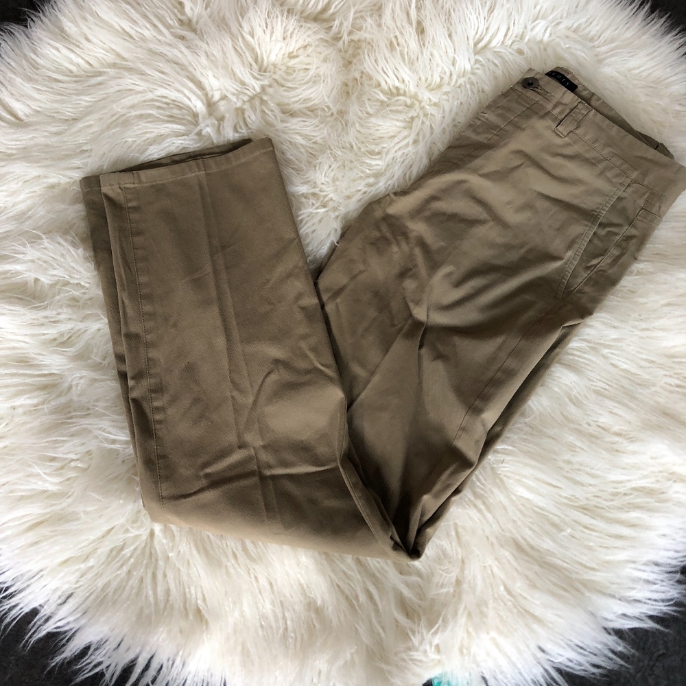 Theory Khaki Pants Button Fly Size 31
